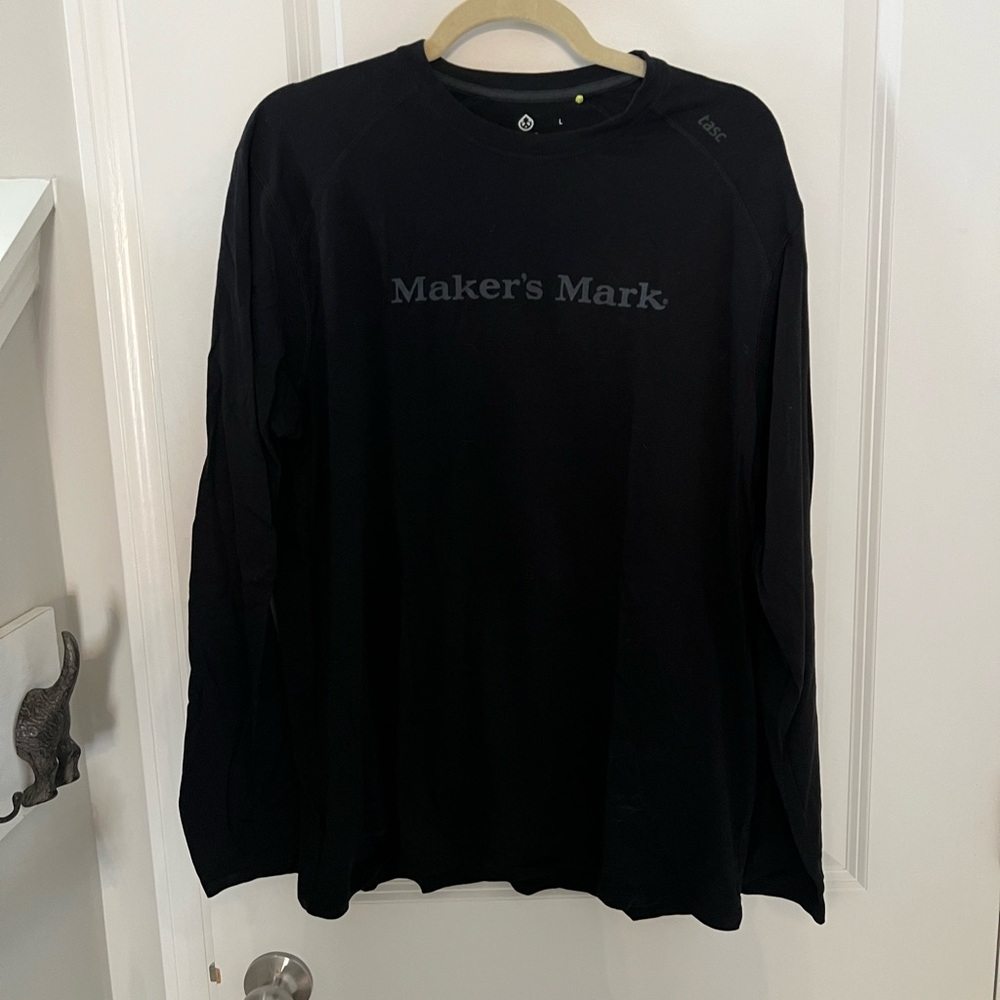 Maker's Mark Black Long Sleeve Men's Tee